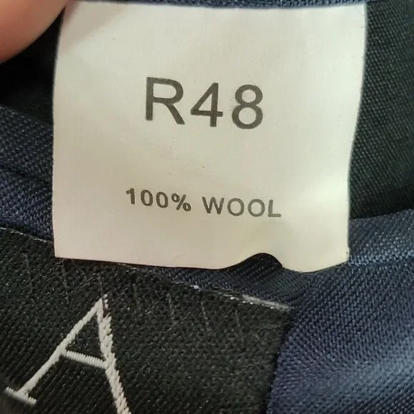 Jos A. Bank Black 100% Wool Blazer Single Breasted Notched Collar Men's Size 48R - Picture 6 of 13